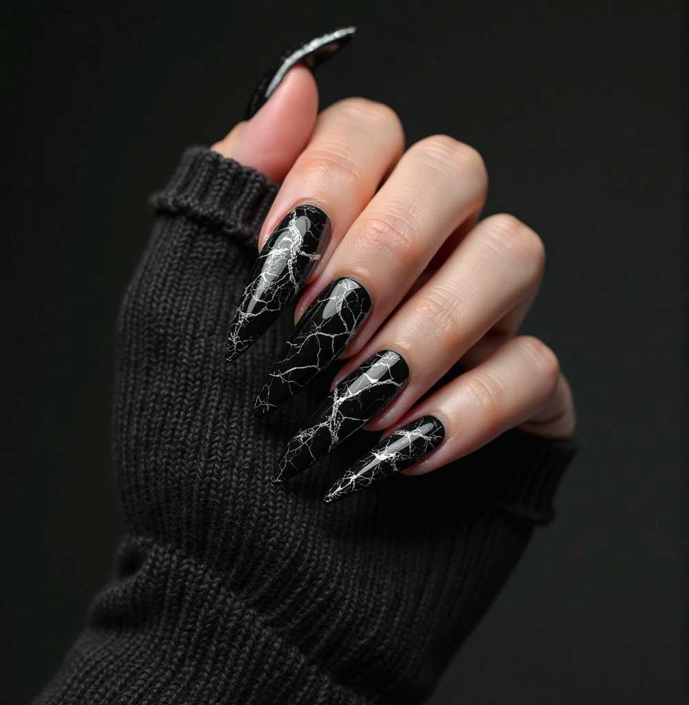 Summer Marble Nail Designs